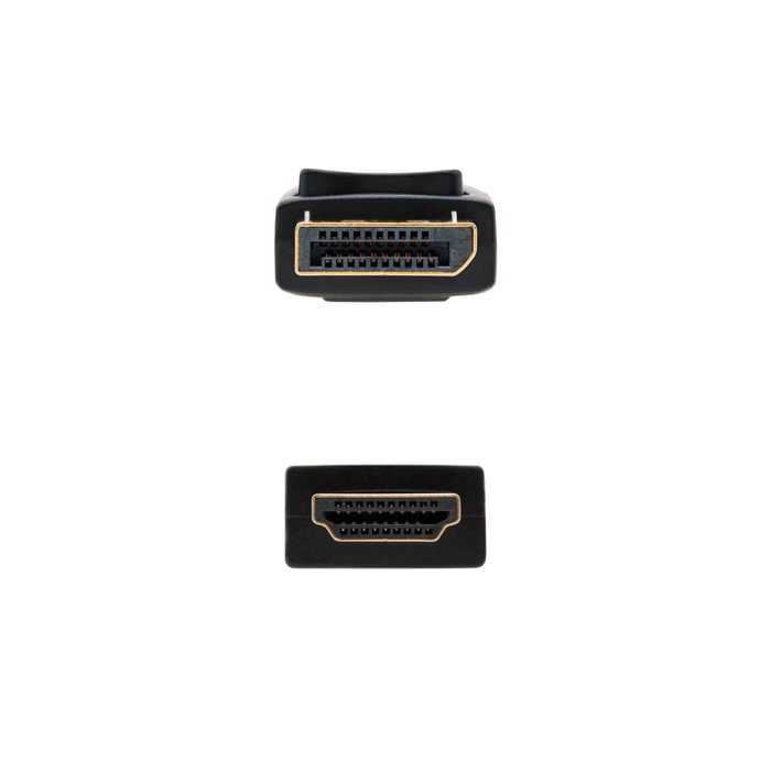 Nanocable Cable Conversor DisplayPort a HDMI, 0,5 m, Negro
