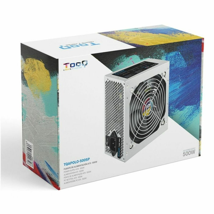 Tooq Fuente de Alimentación TQAPOLO-500SP ATX 500W Plata Tooq Fuente de Alimentación TQAPOLO-500SP ATX 500W Plata