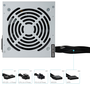 Tooq Fuente de Alimentación TQAPOLO-500SP ATX 500W Plata