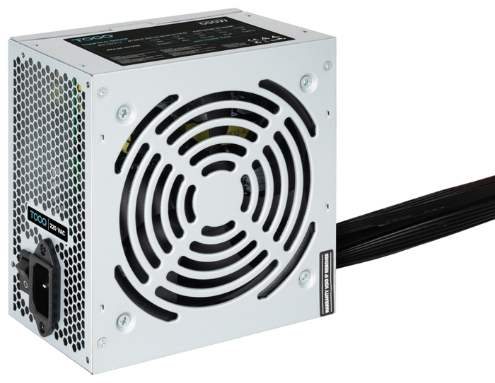 Tooq Fuente de Alimentación TQAPOLO-500SP ATX 500W Plata Tooq Fuente de Alimentación TQAPOLO-500SP ATX 500W Plata