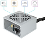 Tooq Fuente de Alimentación TQAPOLO-500SP ATX 500W Plata
