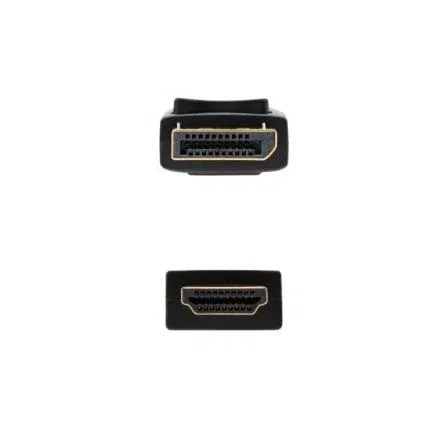 Nano Cable 10.15.4301 Cable Conversor Displayport Macho - HDMI Macho 1 Metro Negro