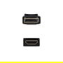 Nano Cable 10.15.4301 Cable Conversor Displayport Macho - HDMI Macho 1 Metro Negro