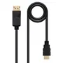 Nano Cable 10.15.4301 Cable Conversor Displayport Macho - HDMI Macho 1 Metro Negro