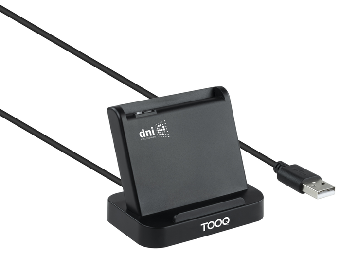 Tooq TQR-220B Lector de Tarjetas Inteligentes DNIe VISION USB 2.0 Negro Tooq TQR-220B Lector de Tarjetas Inteligentes DNIe VISION USB 2.0 Negro