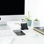 Tooq TQR-220B Lector de Tarjetas Inteligentes DNIe VISION USB 2.0 Negro