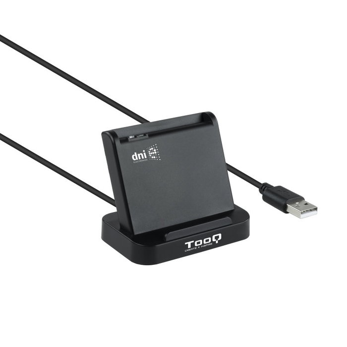 Tooq TQR-220B Lector de Tarjetas Inteligentes DNIe VISION USB 2.0 Negro Tooq TQR-220B Lector de Tarjetas Inteligentes DNIe VISION USB 2.0 Negro