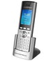 Grandstream WP820 Teléfono VoIP Inalámbrico con Bluetooth y Android | 2 Líneas, Pantalla LCD 2.4", WiFi | Plata y Negro
