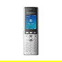 Grandstream WP820 Teléfono VoIP Inalámbrico con Bluetooth y Android | 2 Líneas, Pantalla LCD 2.4", WiFi | Plata y Negro