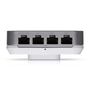 Ubiquiti UAP-IW-HD Punto de Acceso WiFi para Empotrar en Pared, Doble Banda 2.4/5 GHz, 4x4 MU-MIMO, hasta 1733 Mbps, 5 Puertos Gigabit, PoE, Blanco