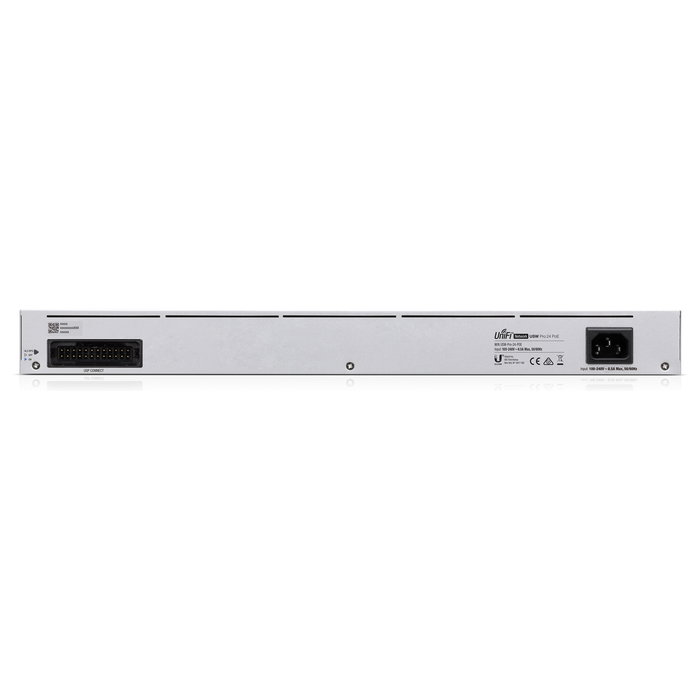 Ubiquiti Networks UniFi USW-Pro-24-PoE Switch gestionado L2/L3 - 24 Puertos Gigabit PoE++ (16 PoE+, 8 PoE++), 2 SFP+, Montaje Rack 1U, 400W