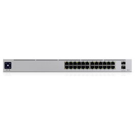 Ubiquiti Networks UniFi USW-Pro-24-PoE Switch gestionado L2/L3 - 24 Puertos Gigabit PoE++ (16 PoE+, 8 PoE++), 2 SFP+, Montaje Rack 1U, 400W