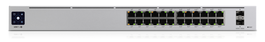 Ubiquiti UniFi Switch Pro 24-Port PoE Gestionado L2/L3 Gigabit Ethernet Montaje Rack 1U Plata