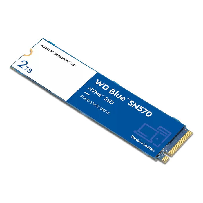 Western Digital WD Blue SN570 M.2 NVMe PCIe 3.0 SSD 2TB, 3500 MB/s, TLC, 600k IOPS