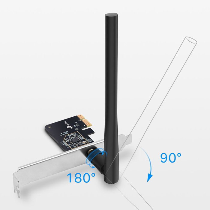TP-Link Archer T2E Adaptador Wi-Fi AC600 de doble banda PCI Express