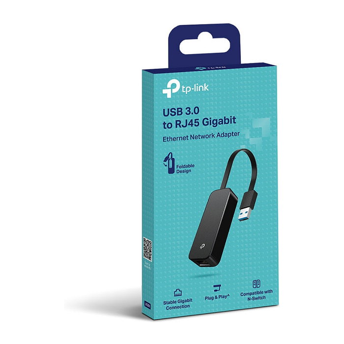 TP-Link UE306 Adaptador USB 3.0 a Gigabit Ethernet Negro TP-Link UE306 Adaptador USB 3.0 a Gigabit Ethernet Negro