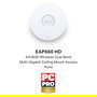 TP-LINK Access Point EAP660 HD White - Punto de Acceso WiFi 6 de Alta Densidad, Doble Banda