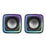 Mars Gaming MSCUBE Altavoces Gaming RGB 8W Negros