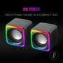 Mars Gaming MSCUBE Altavoces Gaming RGB 8W Negros
