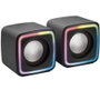 Mars Gaming MSCube Altavoces 2.0 8W Negros