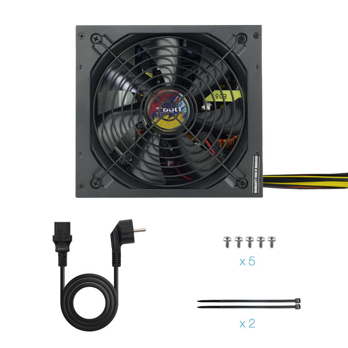TOOQ TQAPOLO-600SP 600W PFC Activo Negro