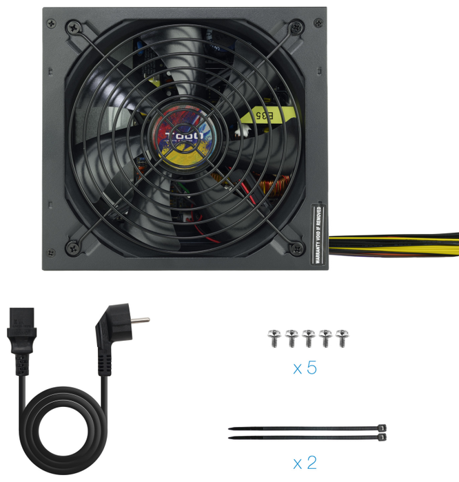 TOOQ TQAPOLO-600SP 600W PFC Activo Negro