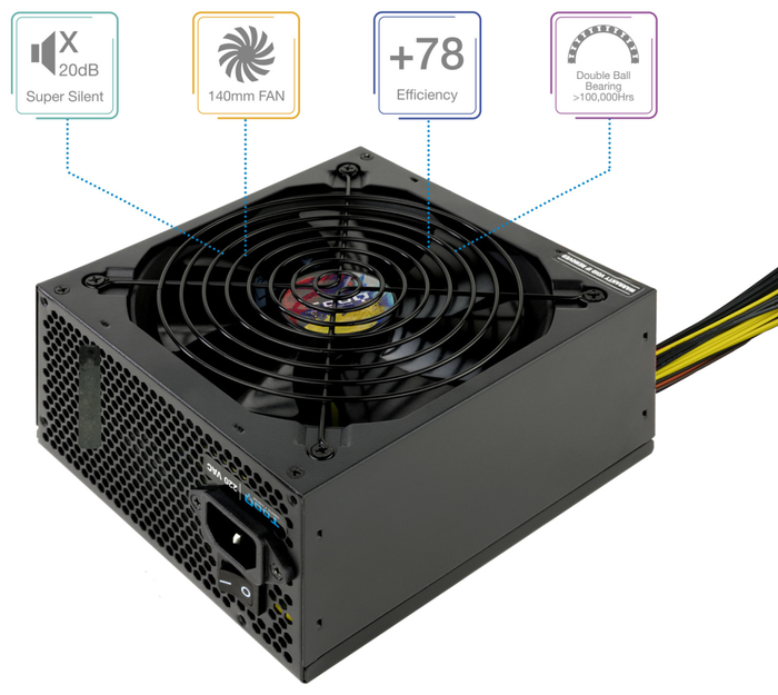 TOOQ TQAPOLO-600SP 600W PFC Activo Negro