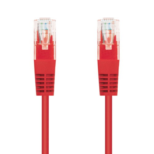 Nanocable Cable de Red Latiguillo CAT.6 UTP AWG24 Rojo 30 cm