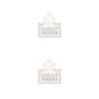 Nanocable Cable de Red CAT.6 UTP AWG24 30 cm Blanco