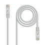 Nanocable Cable de Red RJ45 LSZH CAT.6A UTP AWG24, 25 cm, Gris
