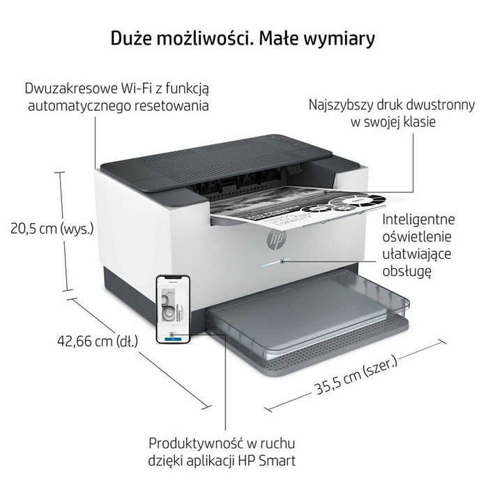 HP LaserJet M209dw Impresora Láser Monocromo Blanco HP LaserJet M209dw Impresora Láser Monocromo Blanco