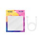 Nano Cable 10.10.0600 Cable USB Tipo-C Macho a Lightning Macho 50cm Blanco