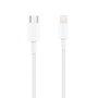 Nano Cable 10.10.0600 Cable USB Tipo-C Macho a Lightning Macho 50cm Blanco