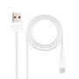 Nanocable Cable Lightning a USB-A Blanco 50 cm