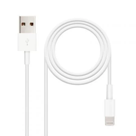 Nano Cable 10.10.0400 Cable USB-A a Lightning Macho, 50 cm, Blanco, Carga y Datos Nano Cable 10.10.0400 Cable USB-A a Lightning Macho, 50 cm, Blanco, Carga y Datos
