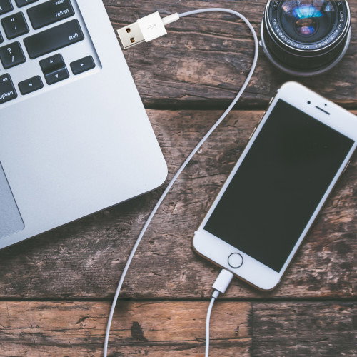Nanocable Cable Lightning a USB-A Blanco 50 cm