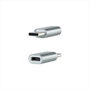 Nanocable Adaptador USB-C a Micro USB, Aluminio, Gris