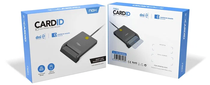 Nox Lite Card ID Lector de Tarjetas Inteligentes y DNIe USB 2.0 Negro Nox Lite Card ID Lector de Tarjetas Inteligentes y DNIe USB 2.0 Negro