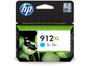 HP Cartucho de Tinta Original 912XL Cian Alta Capacidad (XL)