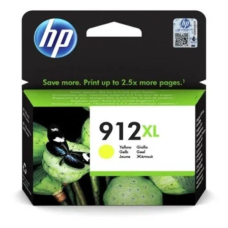 HP Cartucho de tinta Original 912XL Amarillo (3YL83AE) HP Cartucho de tinta Original 912XL Amarillo (3YL83AE)