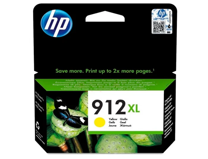 HP Cartucho de tinta Original 912XL Amarillo (3YL83AE) HP Cartucho de tinta Original 912XL Amarillo (3YL83AE)