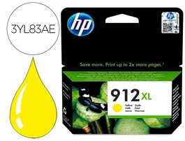 HP Cartucho de tinta Original 912XL Amarillo Alta Capacidad