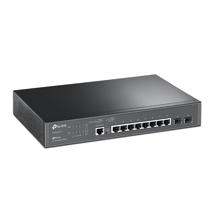 Tp-Link Switch Gestionado TL-SG3210 Gigabit 8 Puertos + 2 SFP