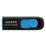 ADATA Unidad Flash USB UV128 256GB USB 3.2 Gen 1, Negro/Azul, Hasta 100 MB/s Lectura