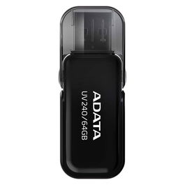 ADATA AUV240-64G-RBK Lápiz USB UV240 64 GB, USB 2.0, Color Negro