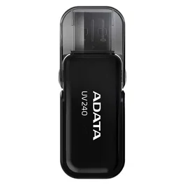 ADATA UV240 32 GB USB 2.0 Tipo A Unidad Flash USB con Capucha Abatible, Negro