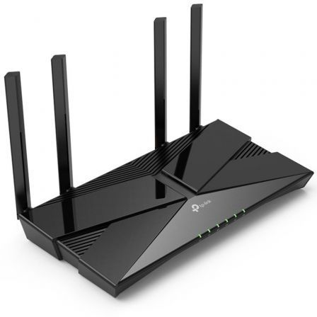 TP-Link EX220 Router WiFi 6 AX1800 Gigabit, 1800 Mbps Dual Band (2.4GHz & 5GHz), 4 Antenas Externas, 4x LAN, WPA3, EasyMesh