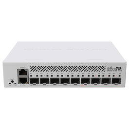 Mikrotik CRS310-1G-5S-4S+IN Cloud Router Switch con CPU 800 MHz, 256 MB RAM, 4x SFP+, 5x SFP, 1x GbE LAN