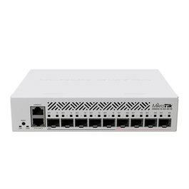 Mikrotik crs310-1g-5s-4s+in cloud router switch crs310-1g-5s-4s+in with 800 mhz cpu, 256 mb ram, 4xsfp+, 5xsfp cages, 1xgbit lan