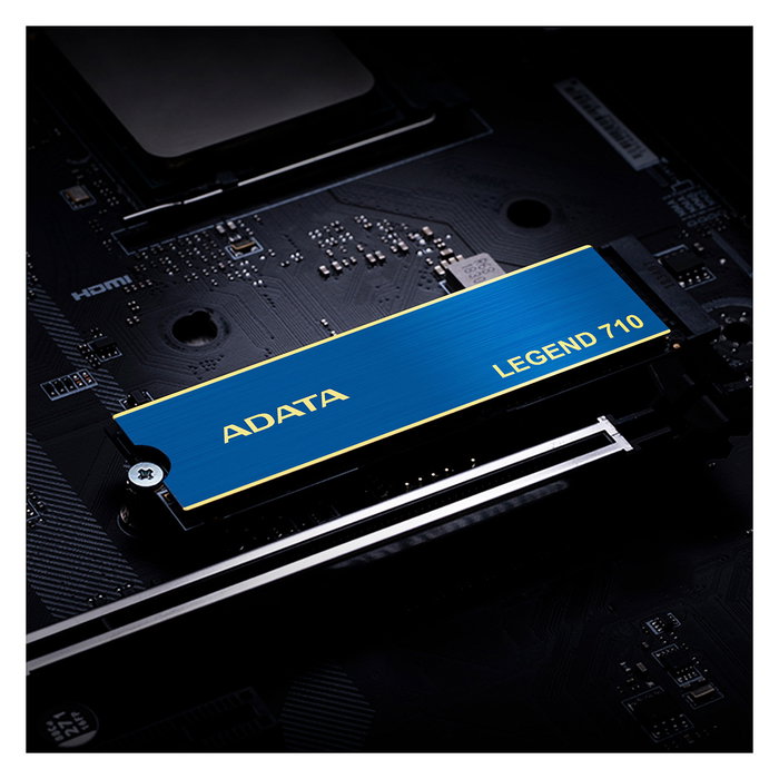 ADATA SSD Legend 710 512 GB M.2 PCIe NVMe 3D NAND - Lectura 2400 MB/s, Escritura 1000 MB/s